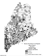 Green Frog distribution map (PDF)
